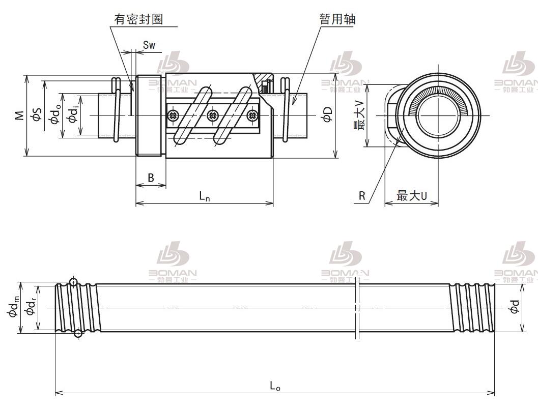 RNCT1003A3.5-RNCT转造滚珠丝杠