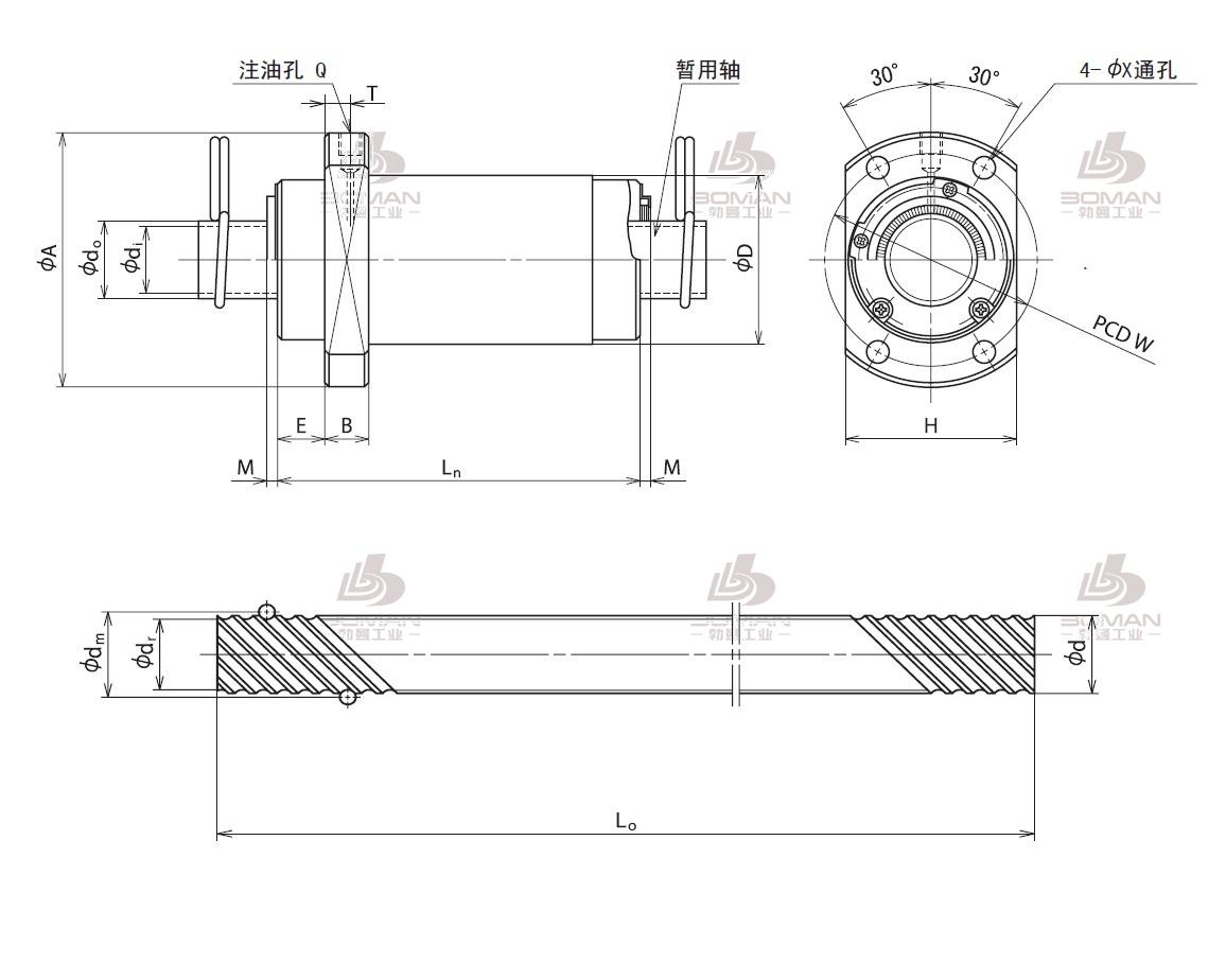 RNFCL1632A3S-RNFCL滚珠丝杠现货