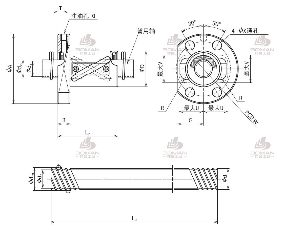 RNFTL2020A3S-NSK冷轧滚珠丝杠