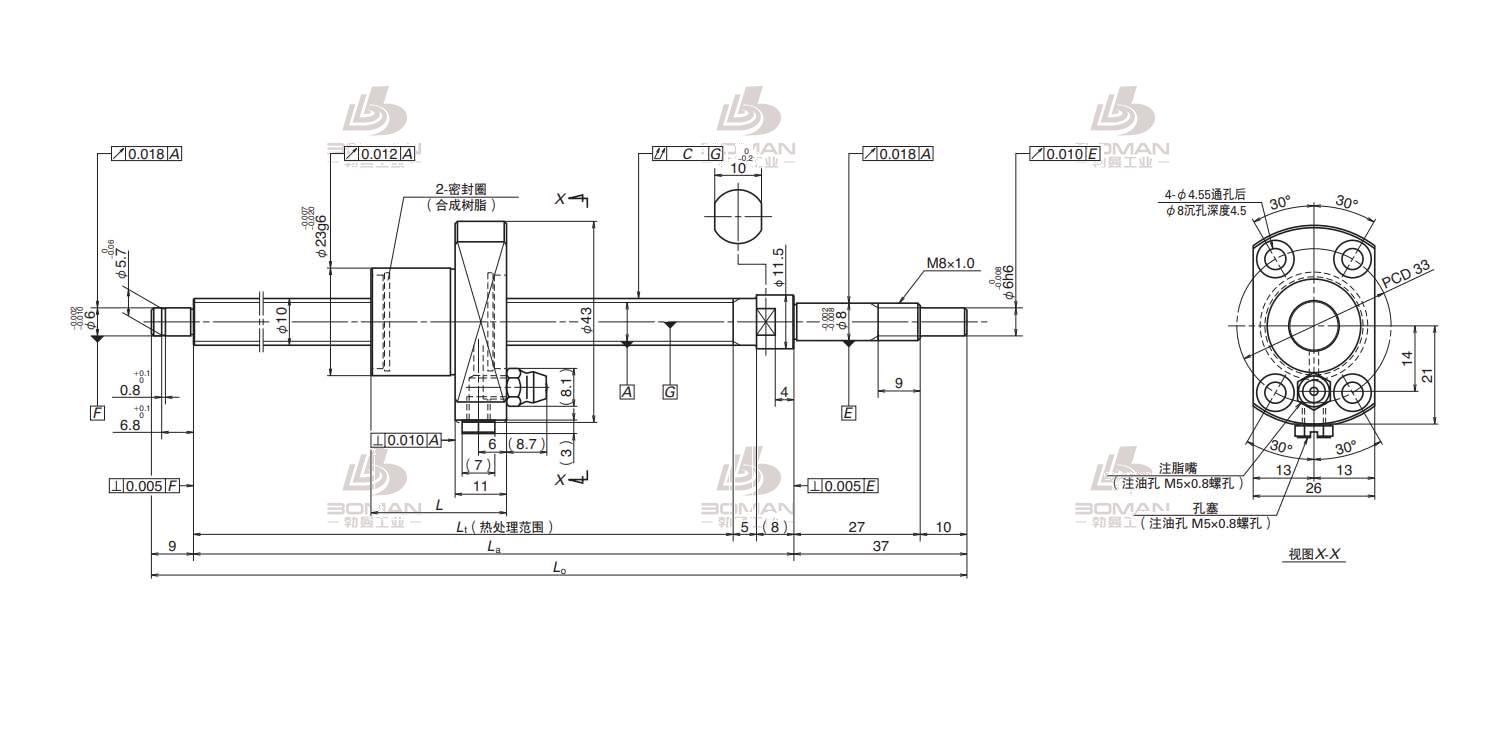 PSS1010N1D0321-FSS滚珠丝杠