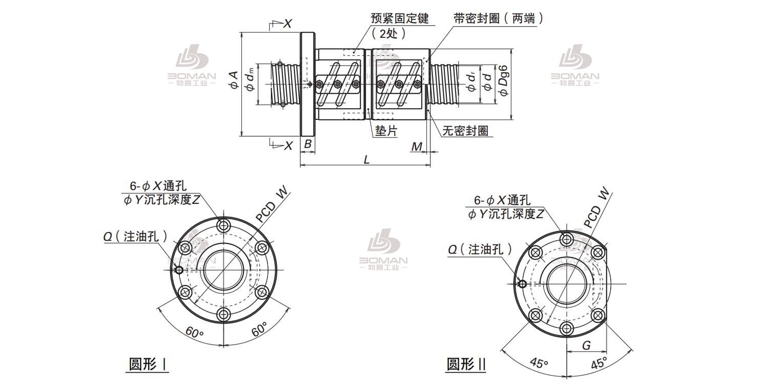 DFT2510-2.5-LDFT滚珠丝杠