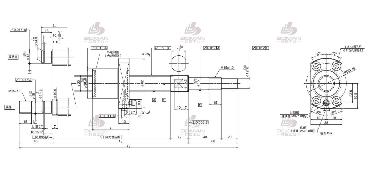 PSS2030N1D0508-PSS紧凑型滚珠丝杠