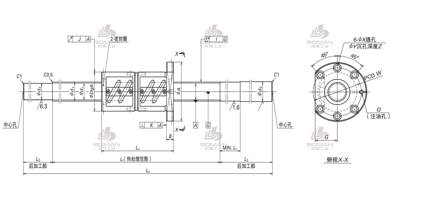 W4014SS-2D-C5Z10-NSK FS滚珠丝杠