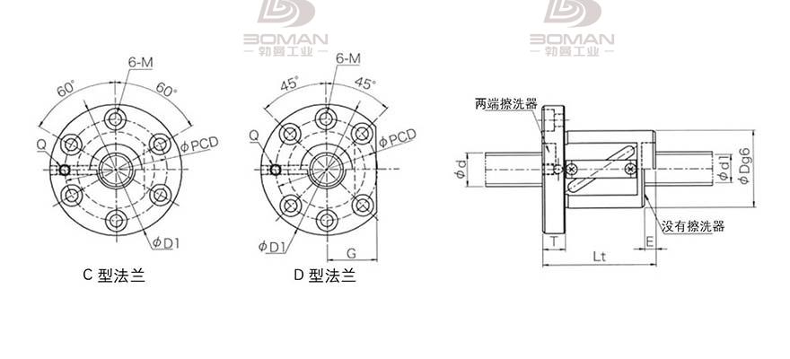 KURODA GR3608ES-CAPR 日本黑田精工丝杠钢珠安装方法