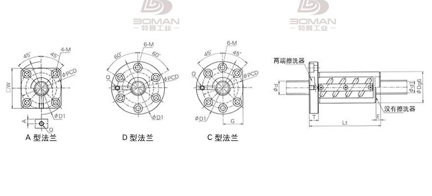 KURODA GR2505DT-AALR 日本黑田丝杆比THK四杆好