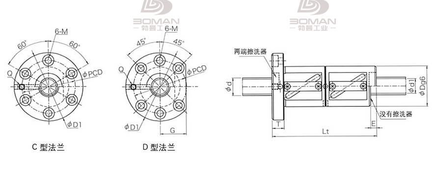 KURODA GR6310FD-CAPR 黑田精工滚珠丝杆型号