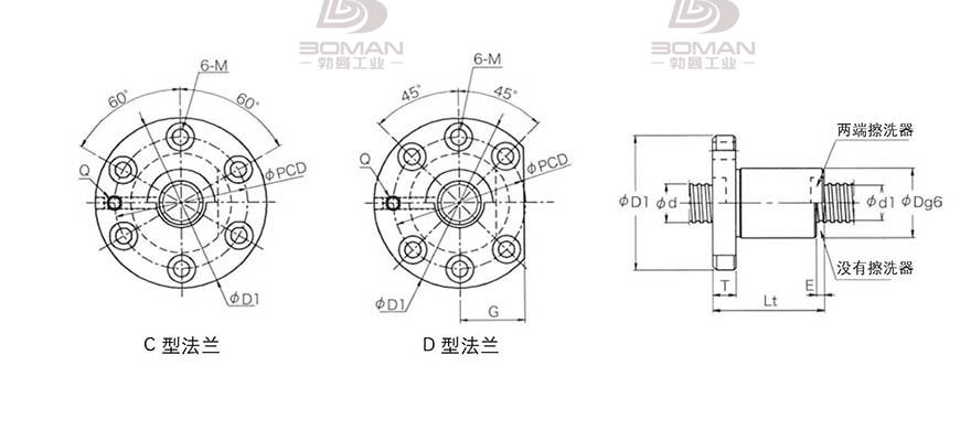 KURODA GD2005KT-CDPR 黑田丝杆价格高吗