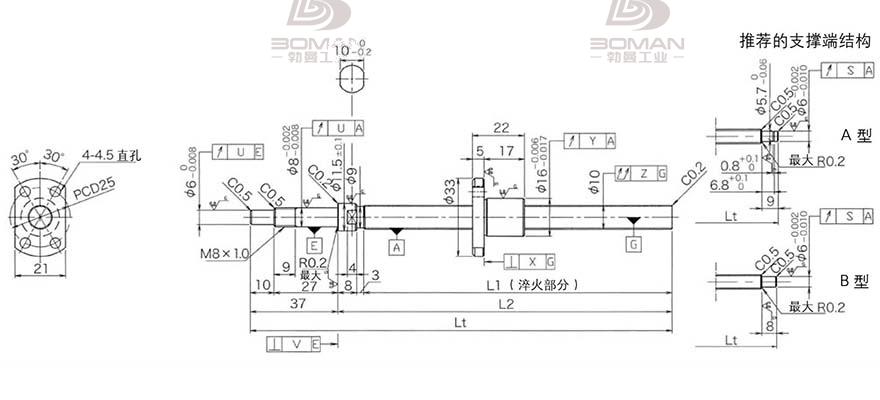 KURODA DP1002JS-HDNR-0220B-C3S 黑田精工的丝杆怎么样