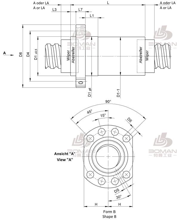 STEINMEYER施坦梅尔 1416/15.40.7,5.4 steinmeyer 丝杠