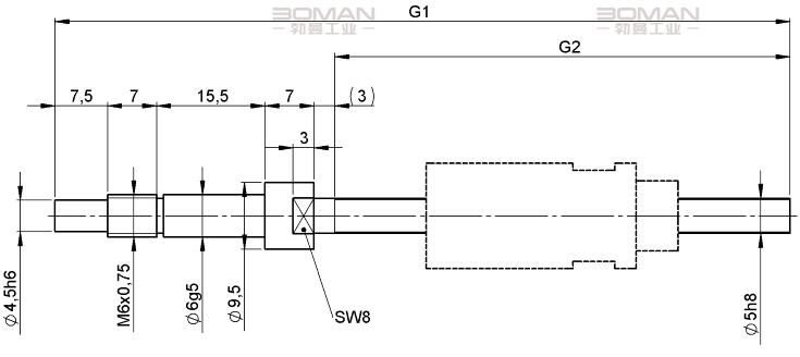 STEINMEYER施坦梅尔 1510/0,5.5.95.135 steinmeyer丝杆型号