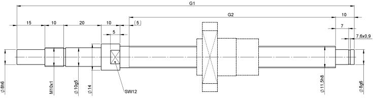 STEINMEYER施坦梅尔 2422/10.12.510.580 steinmeyer导轨丝杠