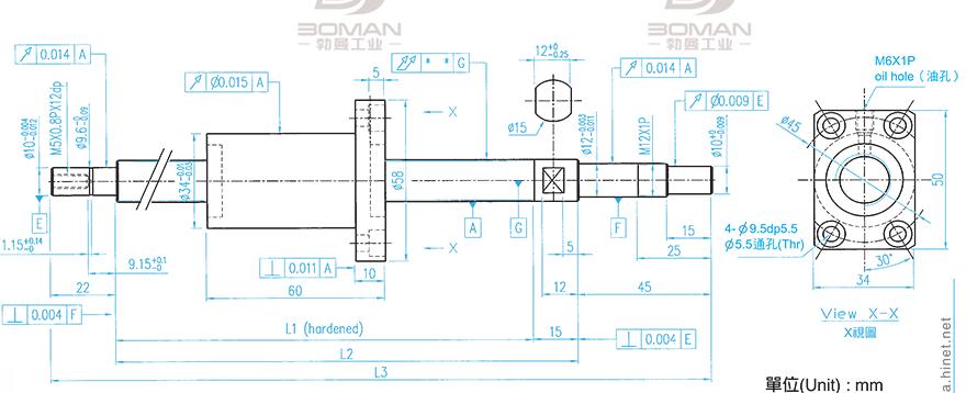 TBI XSVR01520A1DGC5-271-P1 tbi滚珠丝杠螺帽工厂直销