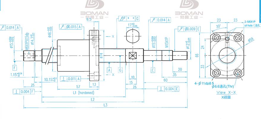 TBI XSVR02010B1DGC5-399-P1 tbi滚珠丝杠型号讲解