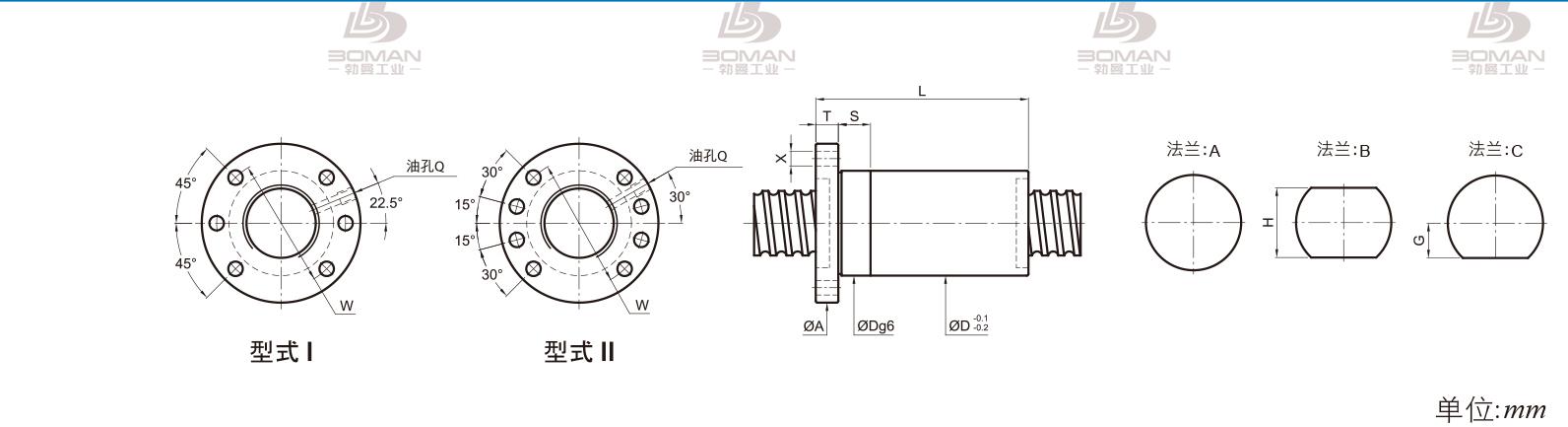 PMI FSDC3620 pmi丝杠上海经销处