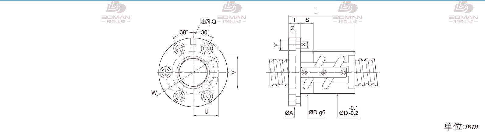 PMI FSVC5006 滚珠丝杠和pmi