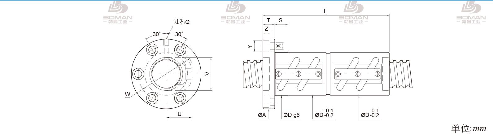 PMI FDVC-5006-5 PMI盈泰双螺母滚珠丝杠