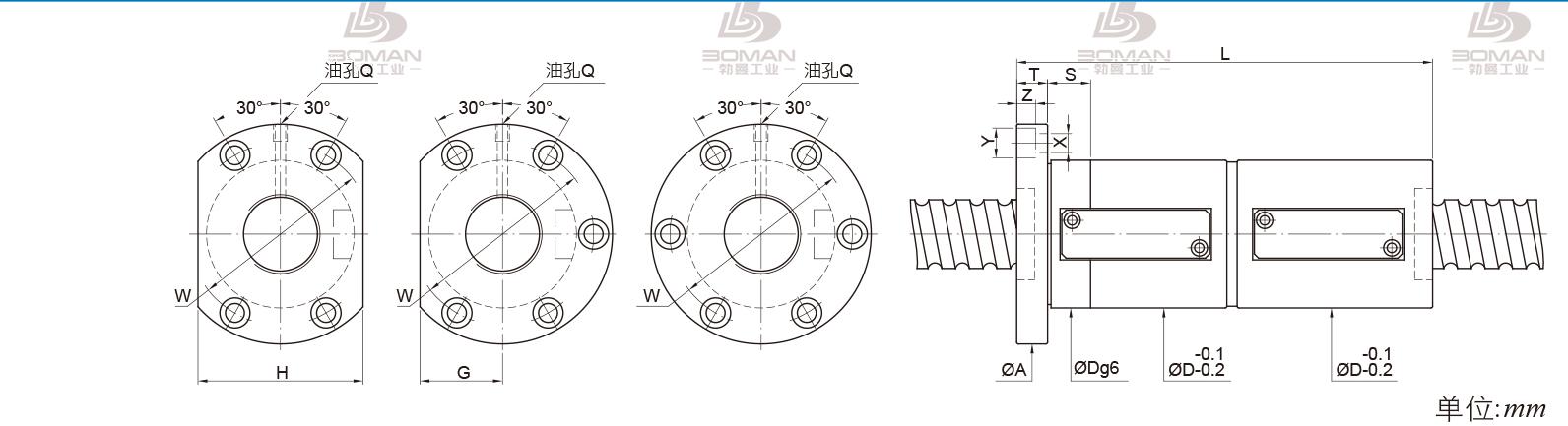 PMI FDWE3220-1.5 pmi丝杠一级代理商