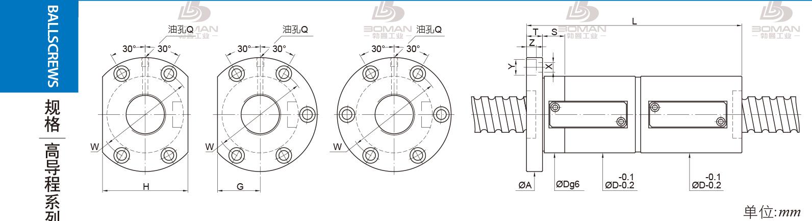 PMI FDWE6310-5 pmi滚珠丝杆手册