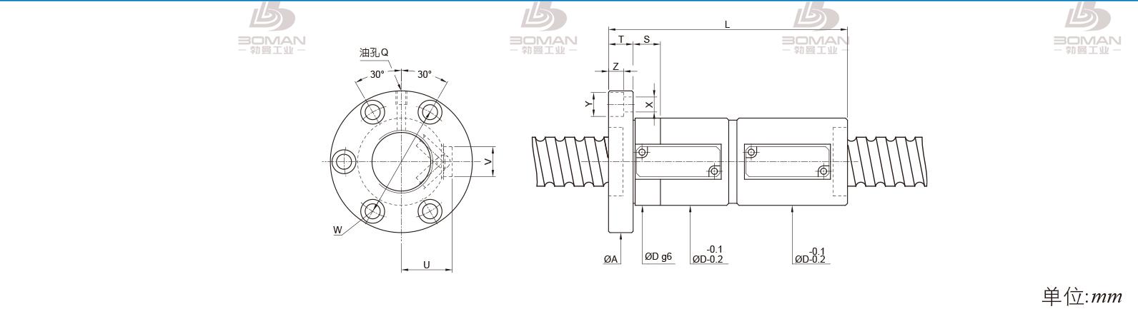 PMI FDVE3216-2.5 pmi滚珠丝杠的摩擦系数