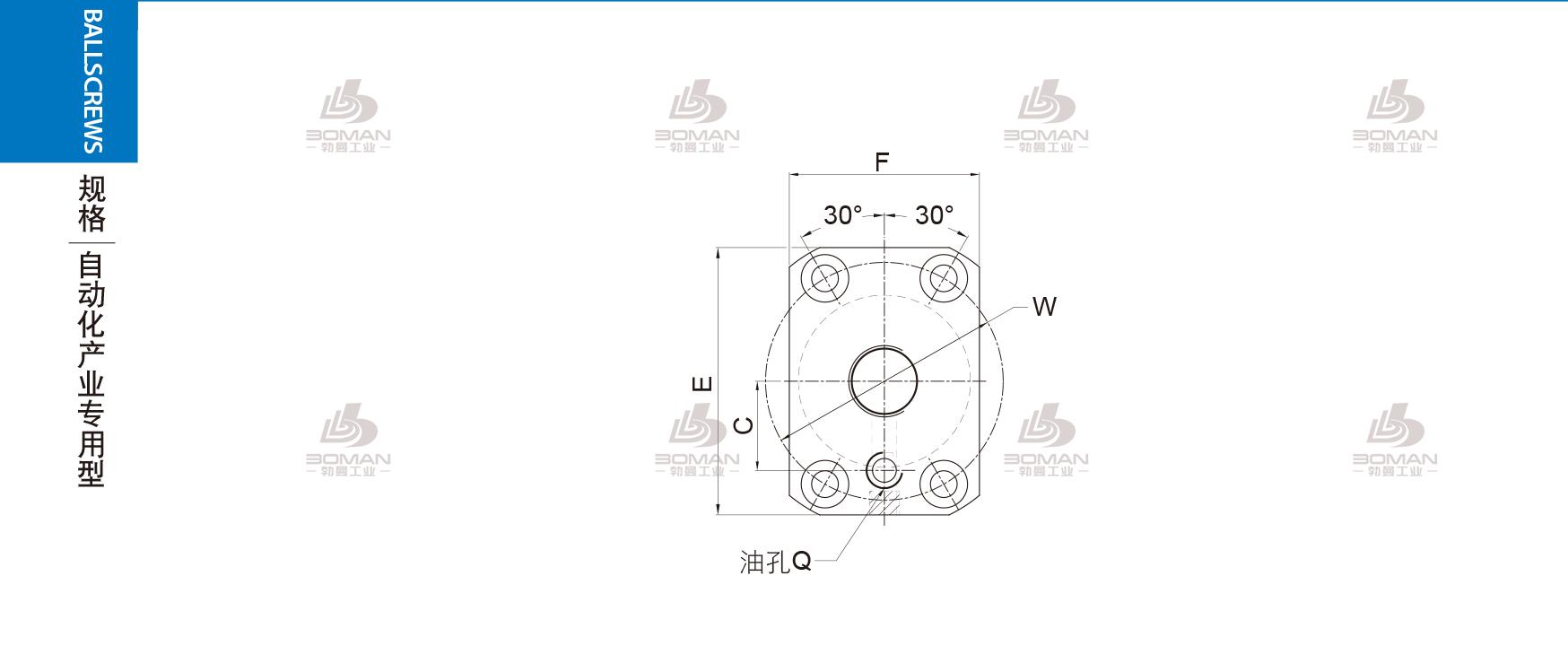 PMI PTR1505T3C5T-0900 pmi 滚珠丝杠支撑座