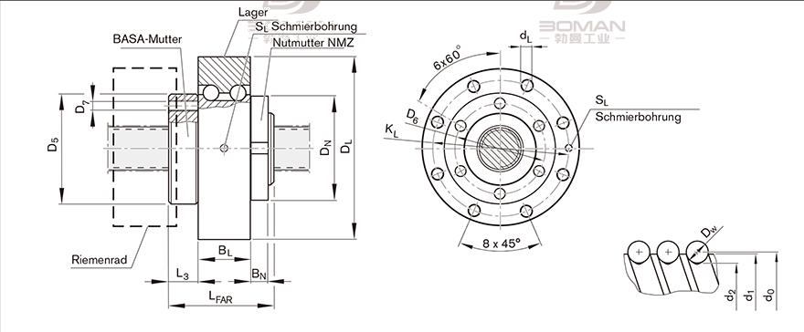 REXROTH R2532 丝杆日本TSK