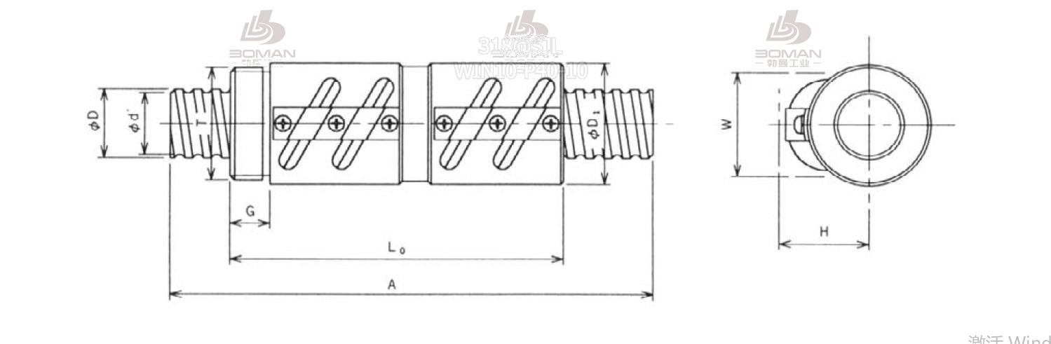 TSK RBR2005 TSK丝杠