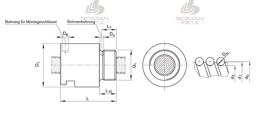 REXROTH R2542 日本TSK滚珠丝杠