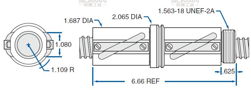 NOOK SEL10066 美国nook滚珠丝杠