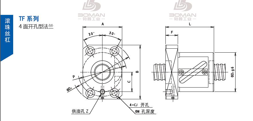 TSUBAKI 12TFA5 tsubaki数控滚珠丝杆型号