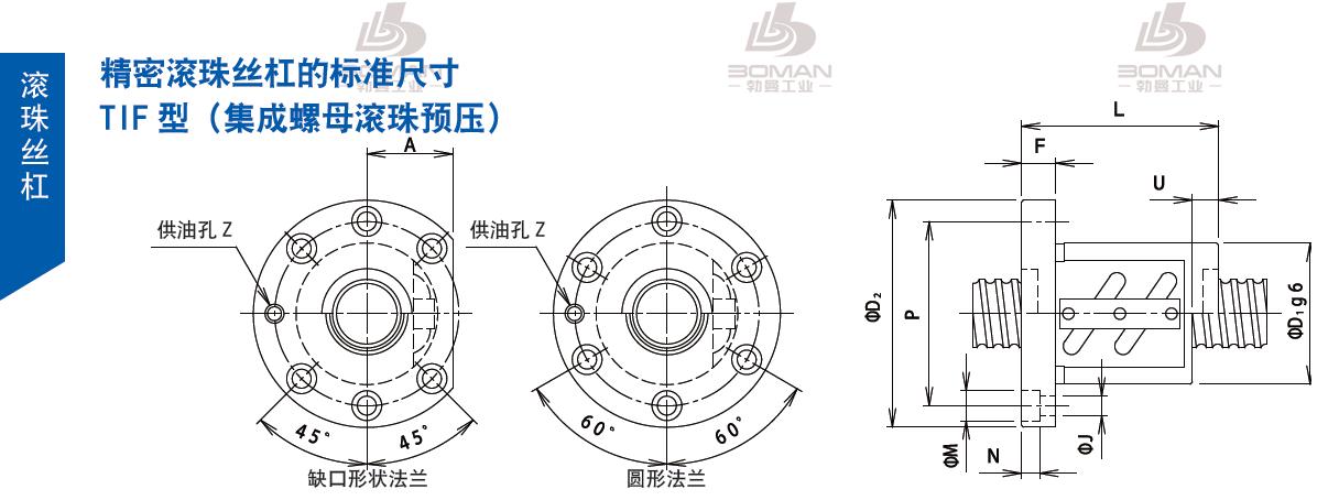 TSUBAKI 40TIFO5 tsubaki数控滚珠丝杆型号