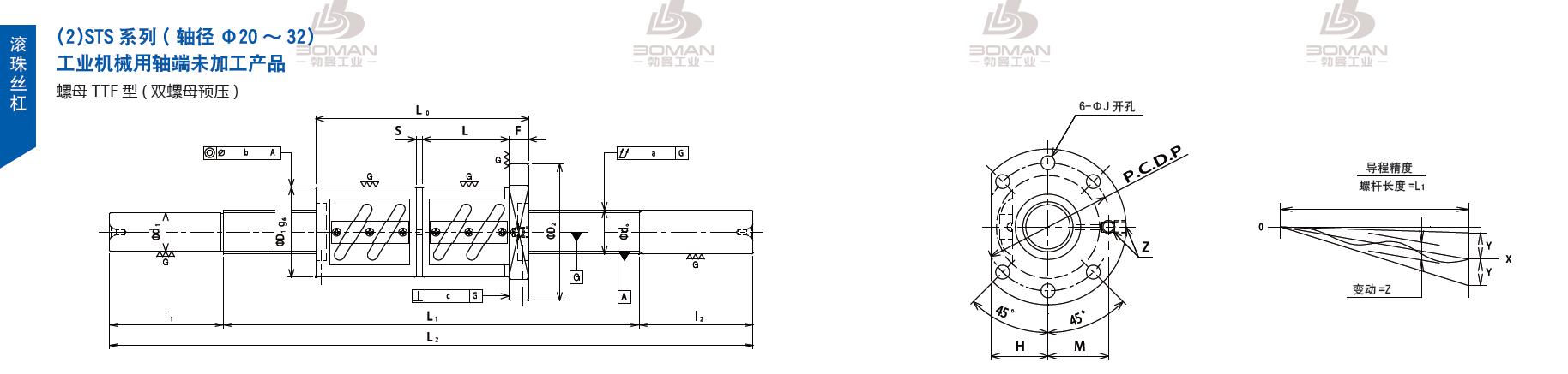 TSUBAKI STD3210-1200C5-B tsubaki丝杠是哪里产的