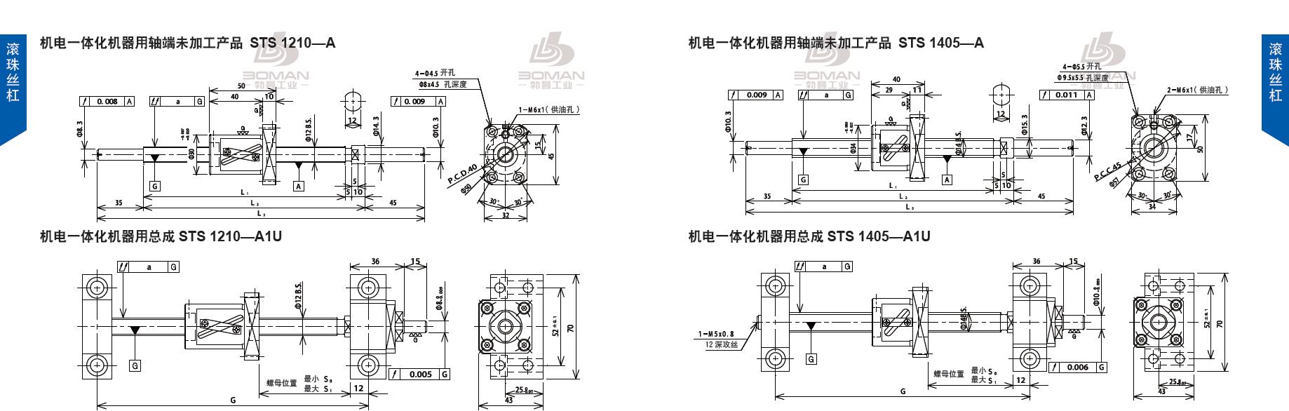 TSUBAKI STS1210-230C5-A1U tsubaki丝杆是哪里产的