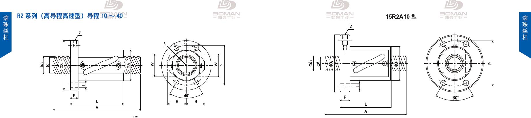 TSUBAKI 20R2U20 tsubaki滚珠丝杠样本