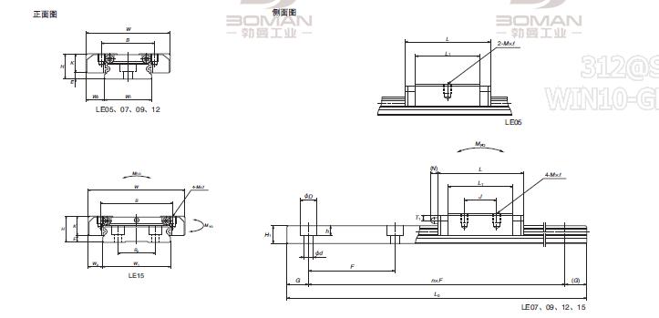 NSK LAE09AR-NSK小型直线导轨