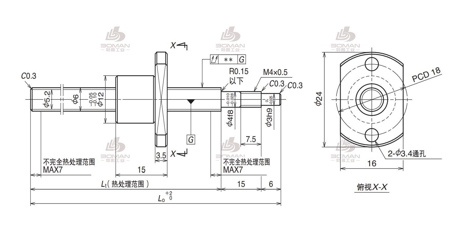 NSK RMA0601C7S-260-RNSTL滚珠丝杠