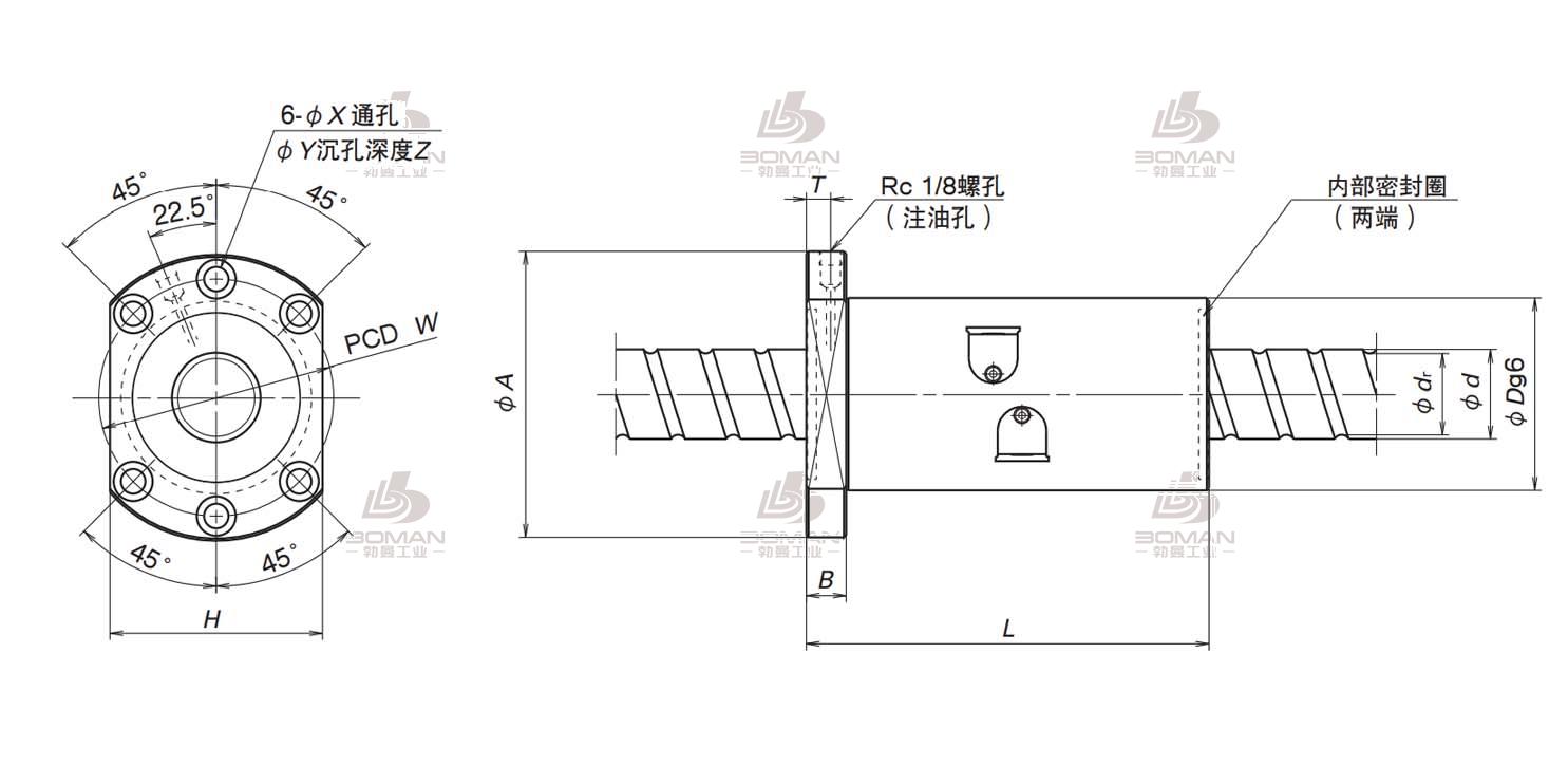 NSK EM4016-4E-EM系列滚珠丝杠